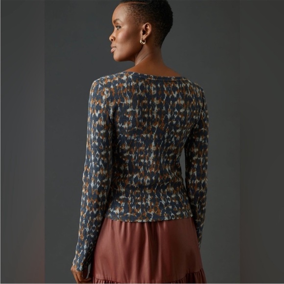 Anthropologie Pilcro waffle knit top - Picture 3 of 11